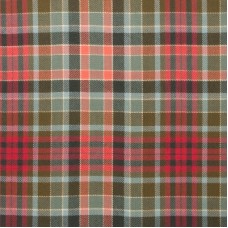 Reiver Light Weight Tartan Fabric - Gordon Red Weathered